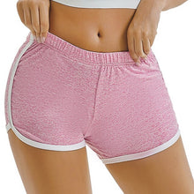 Load image into Gallery viewer, New European and American sexy women&#39;s stretch sports yoga shorts bag hip peach hip running shorts