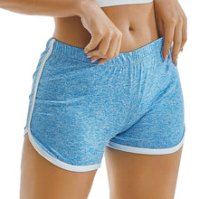 Load image into Gallery viewer, New European and American sexy women&#39;s stretch sports yoga shorts bag hip peach hip running shorts