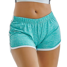 Load image into Gallery viewer, New European and American sexy women&#39;s stretch sports yoga shorts bag hip peach hip running shorts
