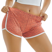 Load image into Gallery viewer, New European and American sexy women&#39;s stretch sports yoga shorts bag hip peach hip running shorts