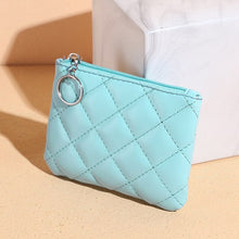 Load image into Gallery viewer, New Fashion Small Coin Wallet Women Fashion Style Coin Purse with Key Chain Black Blue Pink Red Mini Bag for Ladies Gift Gift