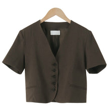 Load image into Gallery viewer, New Girls Spring Women Suits Long Sleeves Tops High Waist Plaid A Line Skirts Womens Two Piece Suits Sell Separately Oversize