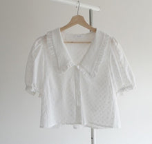 Load image into Gallery viewer, New Girls Summer Blouse Women Suit Shirt Short Sleeves Tops High Waist Long Solid A Line Skirts Two Piece Suits Sell Separately