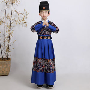 New Hanfu Boys Children's Ancient Costumes Summer Chinese Style Young Master's Clothes Boys Ancient Style Suit Class Clothes