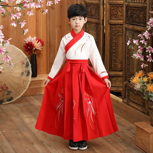 New Hanfu Boys Children's Ancient Costumes Summer Chinese Style Young Master's Clothes Boys Ancient Style Suit Class Clothes