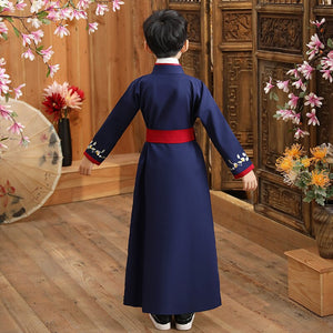 New Hanfu Boys Children's Ancient Costumes Summer Chinese Style Young Master's Clothes Boys Ancient Style Suit Class Clothes