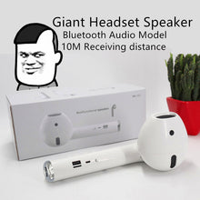 Load image into Gallery viewer, New Oversized Giant Bluetooth Headset Speaker AirPodss Bluetooth Audio Model Creative Gift Hunting Gift Hot Net Red Speaker