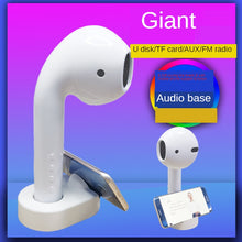 Load image into Gallery viewer, New Oversized Giant Bluetooth Headset Speaker AirPodss Bluetooth Audio Model Creative Gift Hunting Gift Hot Net Red Speaker