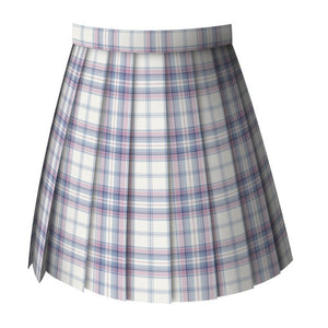 New Preppy Style Sweet Plaid Mini Skirts Women 2022 High Waist Fashion Pleated Skirt Spring Jupe All Match Faldas Mujer