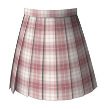 Load image into Gallery viewer, New Preppy Style Sweet Plaid Mini Skirts Women 2022 High Waist Fashion Pleated Skirt Spring Jupe All Match Faldas Mujer
