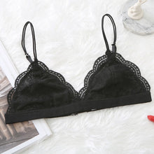 Load image into Gallery viewer, New Sexy Floral Lace Bra Thin Wire Free Bralette Comfortable Adjusted Underwear Women Lace Bra Brassiere Girl Small Cup Lingerie