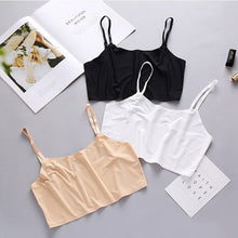 Load image into Gallery viewer, New Sexy Women Camisole Seamless Beautiful Back Ladies Brassiere Ice Wire Chest Female Wrapped Wear Proof Crop Top Girls Clothes