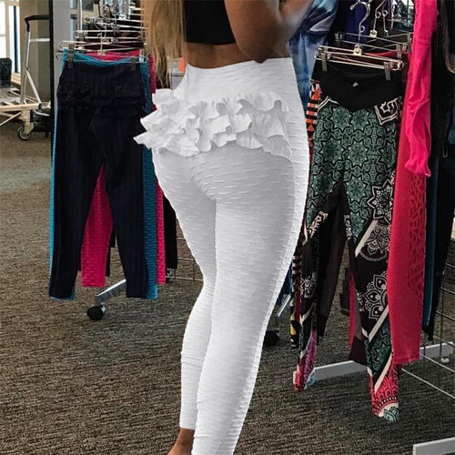 New Sexy Women High Elastic Fitness Sport Leggings Yoga Pants Slim Running Tights Sportswear Sports Pants Trousers Yoga Leggings