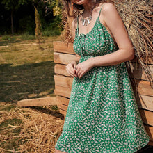 Load image into Gallery viewer, New Style Suspenders Summer Elegant And Sexy Small Floral Backless Short Skirt Slim Dress Small Man Dresses For Women Casual