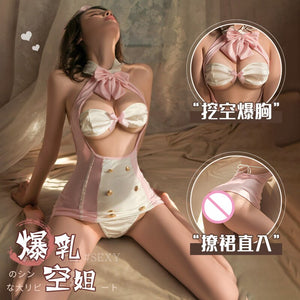 New Temptation Bag Hip Skirt Police Uniform Cosplay Suit Dating Secret Sexy Lingerie Female Police Stewardess Clothes Uniform