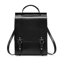 Load image into Gallery viewer, New Women Genuine Leather Backpacks Purse Shoulder Bags Female Vintage Travel Backpack Casual School College Book Bag For Girls