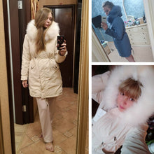 Load image into Gallery viewer, New Women Long Coat Autumn Winter Warm Velvet Thicken Faux Fur Coats Parka Female Solid Big Pocket Jacket Outwear