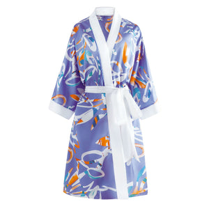 New Women Silk Night Robe Kimono Bathrobe Floral Satin Pajamas Sleepwear Bathrobe Bridesmaid Robes Sexy Ladies Satin Robes