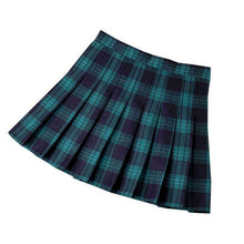 Load image into Gallery viewer, New Women Skirt Sexy Mini Short Skirts Summer High Waist Female Pleated Skirts Harajuku Zipper Ladies Girls Red Plaid Skirt