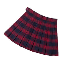Load image into Gallery viewer, New Women Skirt Sexy Mini Short Skirts Summer High Waist Female Pleated Skirts Harajuku Zipper Ladies Girls Red Plaid Skirt