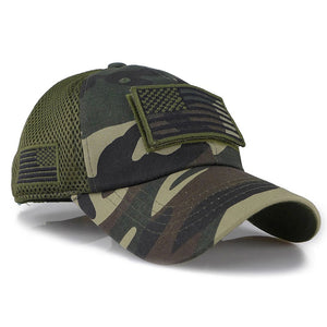 New camouflage tactical baseball cap jungle military combat caps trucker hat men and women universal mesh hats