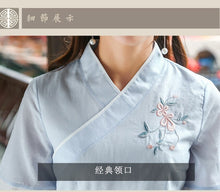 Load image into Gallery viewer, Newly Girls Women Chinese Ancient Traditional Hanfu Women Fusion Modern Hanbok Tang Dynasty Consum Dress Birthday Gifts