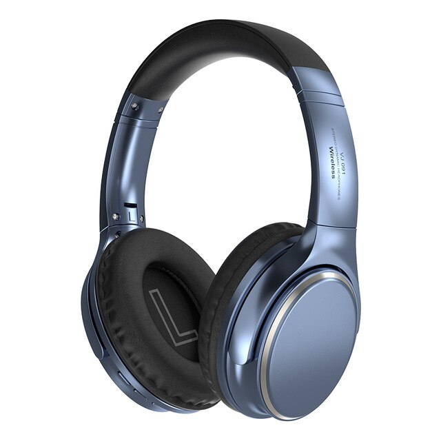 Noise Canceling Headphones Bluetooth Over Ear Wireless Earphone HIFI Stereo Gaming Headsets with Mic Support TF Card