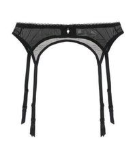 Load image into Gallery viewer, Nude Mesh Garter Belt with Straps for Stockings Sexy Women Suspender Belt Lingerie Set Underwear