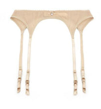 Load image into Gallery viewer, Nude Mesh Garter Belt with Straps for Stockings Sexy Women Suspender Belt Lingerie Set Underwear