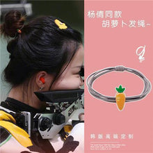 Load image into Gallery viewer, Olympic Champion with Little Yellow Duck Hairpin Carrot Hair Ring Clip Student Sweet Hair Accessories Brides Maid Gift  Party