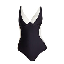 Load image into Gallery viewer, One Piece Black Push Up Swimwear Women Swimwear Solid Swimsuit High Quality Bathing Suit sexy Monokini Beachwear 2020 New