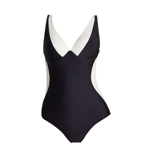 One Piece Black Push Up Swimwear Women Swimwear Solid Swimsuit High Quality Bathing Suit sexy Monokini Beachwear 2020 New