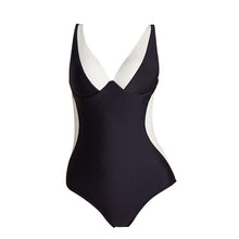 Load image into Gallery viewer, One Piece Black Push Up Swimwear Women Swimwear Solid Swimsuit High Quality Bathing Suit sexy Monokini Beachwear 2020 New