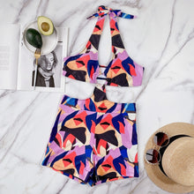 Load image into Gallery viewer, One Piece Swimsuit 2021 Sexy Hollow Out Swimwear Women Halter Push Up Monokini Bather Bathing Suits Summer Beach Wear Swim Suit