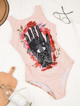 Load image into Gallery viewer, One Piece Swimsuits For Women Plus Size Swimwear Female Swimsuit Floral Bathing Suit Backless Swimming Suit Retro Monokini Swim