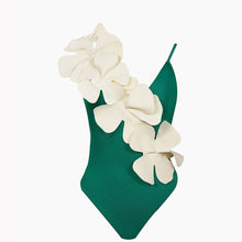 Load image into Gallery viewer, One-pc Flowers Design Bikini New 2022 Summer Sexy Bathing Suit With Push Up Halter Brazilian Swimsuit Female Swimwear Biquini