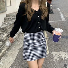 Load image into Gallery viewer, Orange Outerwear Cardigan Jacket Women&#39;s Spring 2020 Korean Style Loose Comfortable Long Sleeve Thin V-neck Knitted Top