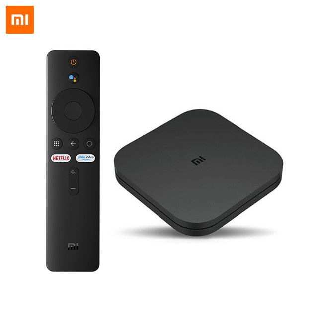 Original Global Xiaomi Mi TV Box S 4K Ultra HD Android TV 9.0 HDR 2G 8G WiFi Google Cast Netflix Smart TV Mi Box 4 Media Player