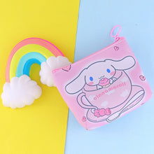 Load image into Gallery viewer, Original Sanrio Anime Wallet Hello Kitty Women Bag Kulomi Melody Cinnamoroll Cartoons Mini Coin Purse Portable ID Card Holders