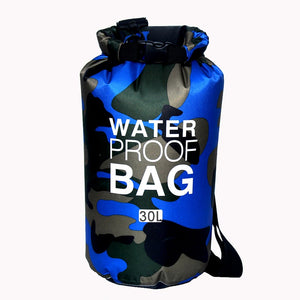 Outdoor Bag Camouflage Portable Rafting Diving Dry Bag Sack PVC Waterproof Folding Swimming Storage Bag for River Trekking