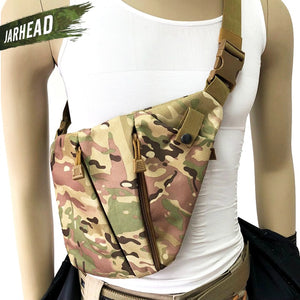 Outdoor Tactical Storage Gun Holster Shoulder Bags Men Anti-theft Chest Bag Nylon Sports Hunting Crossbody Pistol Bag