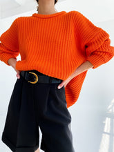 Load image into Gallery viewer, Oversized Chunky Sweater Women Long Sleeve Street Y2k Casual Loose Sweaters Cashmere Solid Knitted Tops for Women Autumn Winter