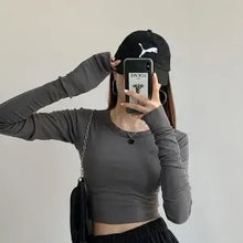 Load image into Gallery viewer, Oversized Chunky Sweater Women Long Sleeve Street Y2k Casual Loose Sweaters Cashmere Solid Knitted Tops for Women Autumn Winter