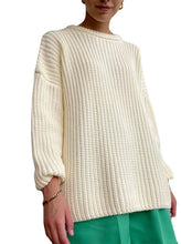 Load image into Gallery viewer, Oversized Chunky Sweater Women Long Sleeve Street Y2k Casual Loose Sweaters Cashmere Solid Knitted Tops for Women Autumn Winter