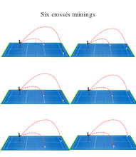 Load image into Gallery viewer, Free shipping osherhome Badminton Training Machine Automatic Badminton Serve Equipment Practice Device Intermediate Solo Trainer Shuttlecocks Feeder Shooter wit