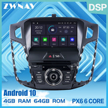 Load image into Gallery viewer, PX6 IPS 4+64G Android 10.0 Car Stereo DVD Player GPS Glonass Navigation for Ford Focus 2012-2018 Multimedia Radio wifi head unit