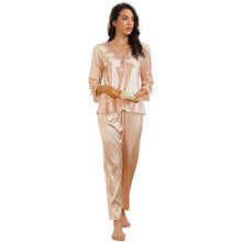 Load image into Gallery viewer, Pajama suit women's spring and autumn long-sleeved trousers home clothes sexy casual ladies pajamas