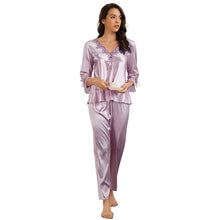 Load image into Gallery viewer, Pajama suit women's spring and autumn long-sleeved trousers home clothes sexy casual ladies pajamas