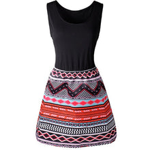 Load image into Gallery viewer, Patchwork Casual Fashion Mini Summer Women Dress Robe Courte Femme Sukienki Damskie Vestidos De Verano Mujer Sukienka Letnia