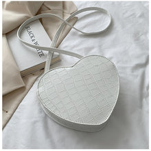 Load image into Gallery viewer, Patent Leather Women Shoulder Crossbody Bags Peach Heart Shape Ladies Small Messenger Bag Female Lovely Clutch Purse Handbags